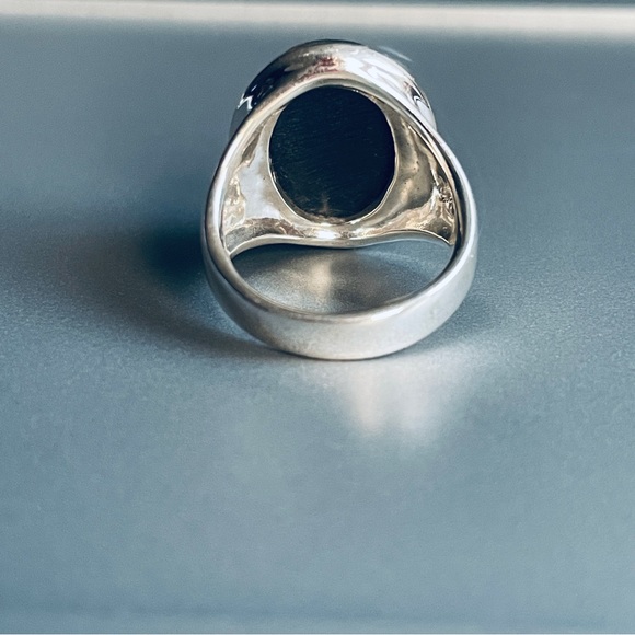 🎉Sold🎉 Carolyn Pollack Relios Turquoise Stone Mosaic Sterling Silver Ring - Picture 9 of 10